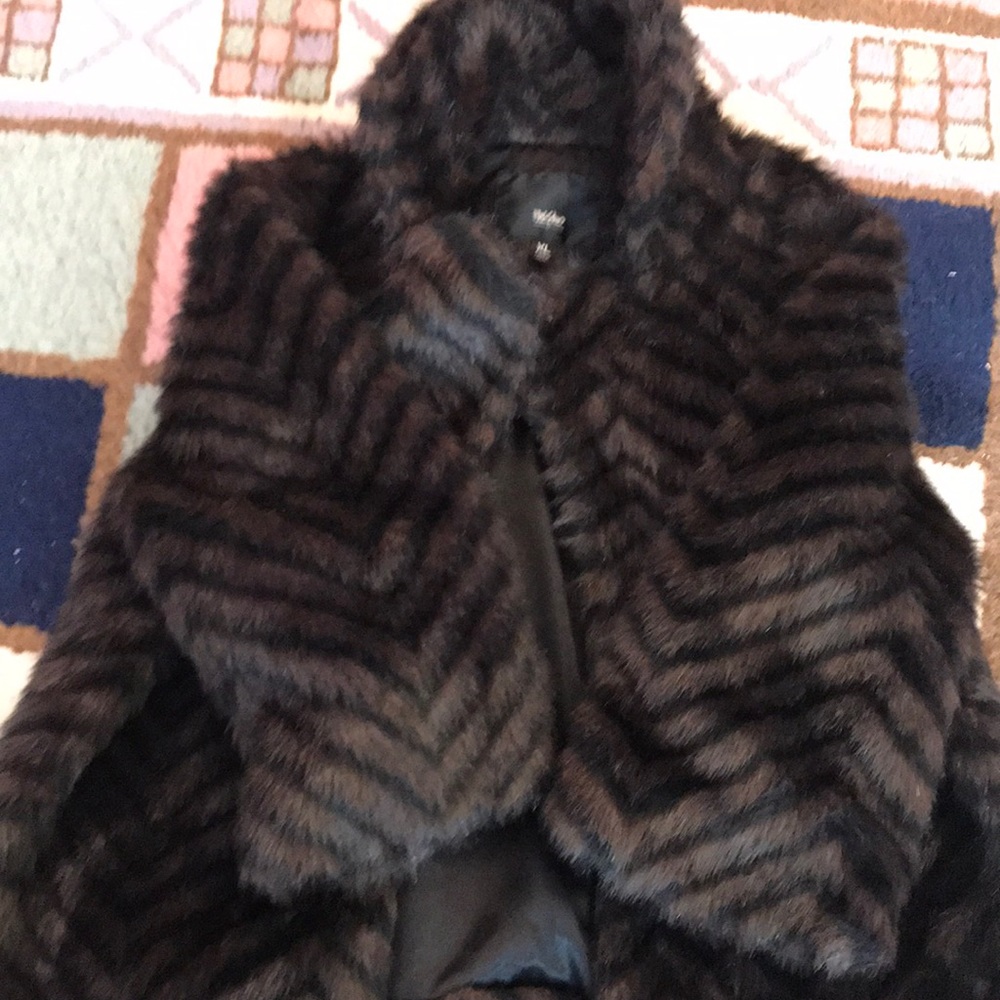 Faux fur coat